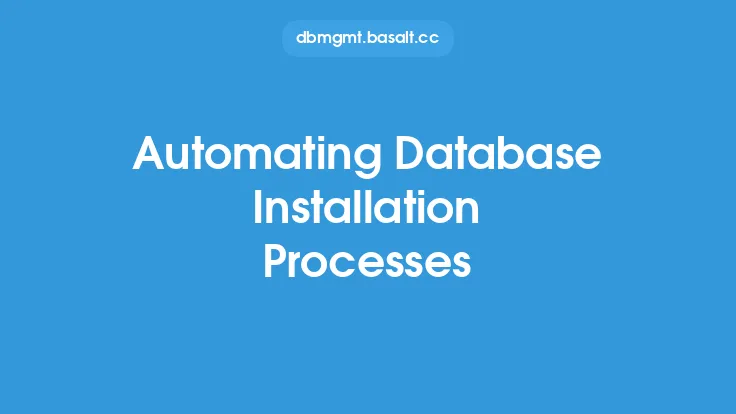 Automating Database Installation Processes Thumbnail
