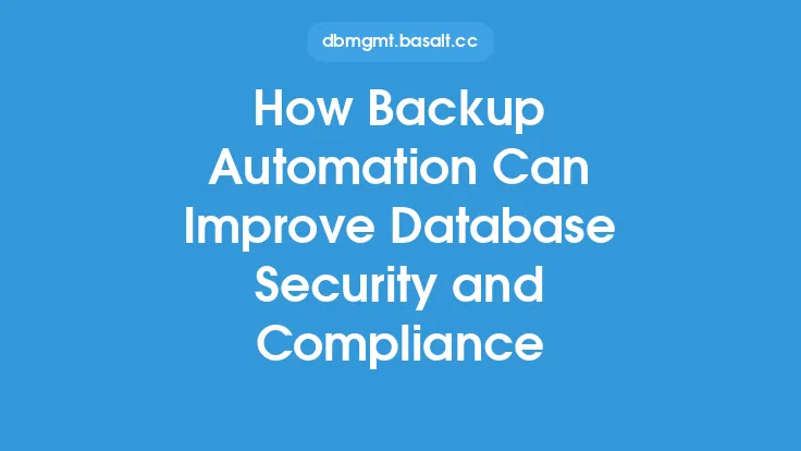 How Backup Automation Can Improve Database Security and Compliance Thumbnail