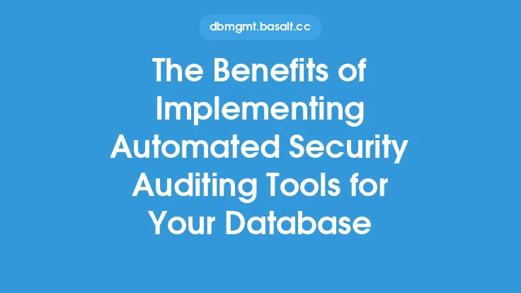 The Benefits of Implementing Automated Security Auditing Tools for Your Database Thumbnail
