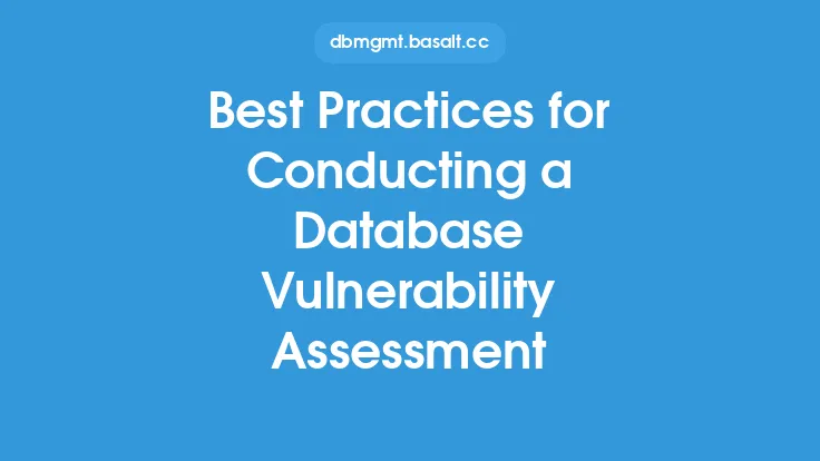 Best Practices for Conducting a Database Vulnerability Assessment Thumbnail
