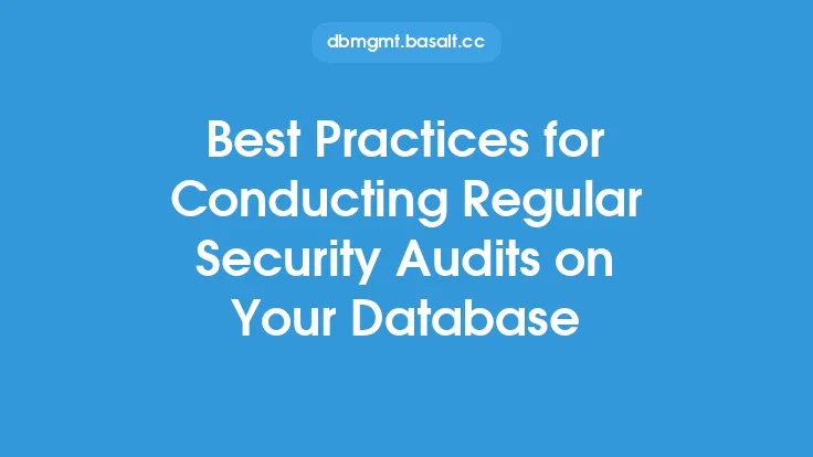 Best Practices for Conducting Regular Security Audits on Your Database Thumbnail