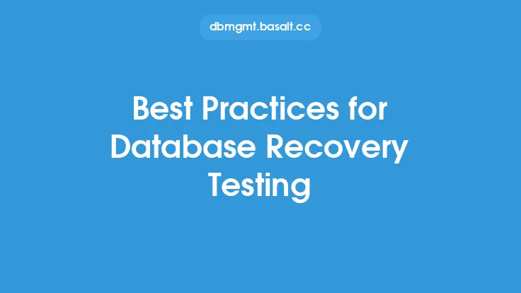 Best Practices for Database Recovery Testing Thumbnail