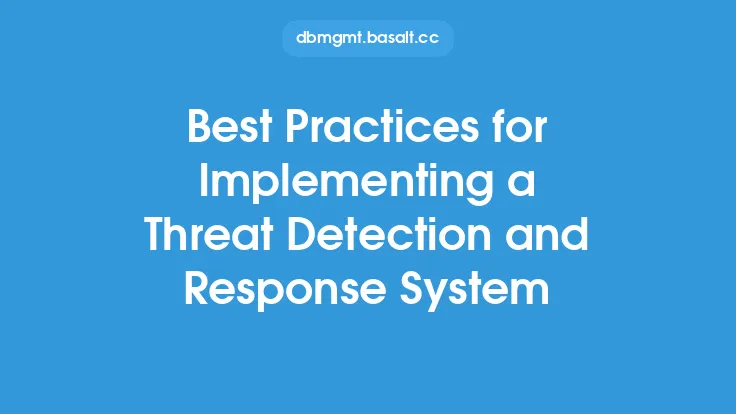 Best Practices for Implementing a Threat Detection and Response System Thumbnail