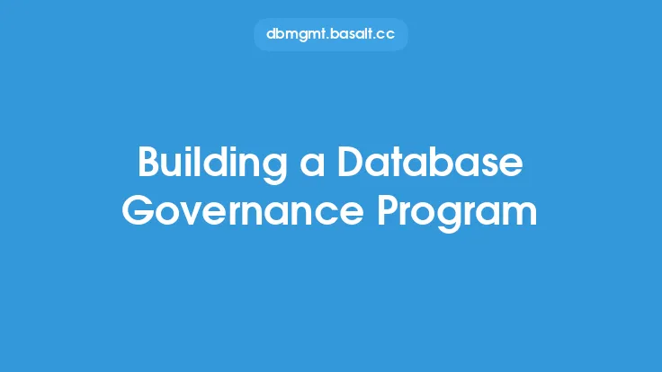 Building a Database Governance Program Thumbnail