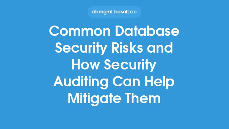 Common Database Security Risks and How Security Auditing Can Help Mitigate Them Thumbnail