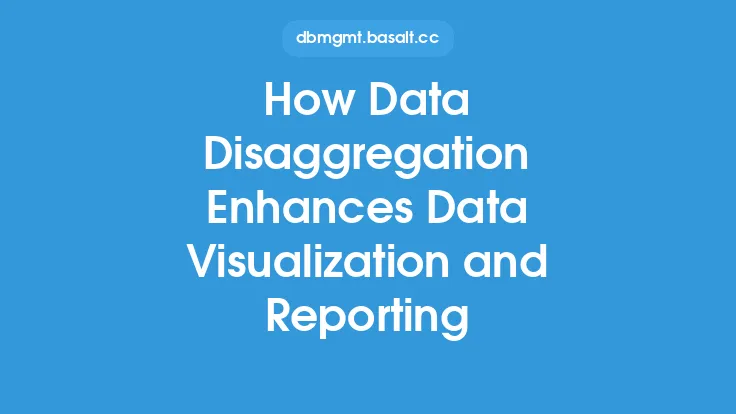 How Data Disaggregation Enhances Data Visualization and Reporting Thumbnail