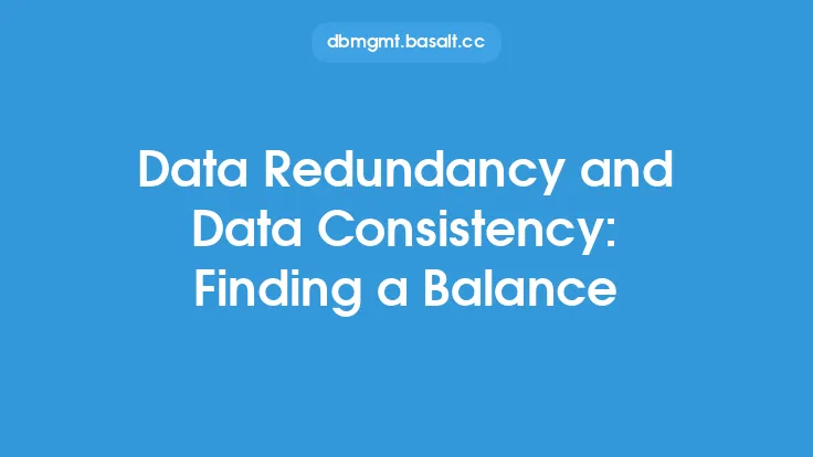 Data Redundancy and Data Consistency: Finding a Balance Thumbnail
