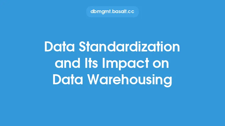 Data Standardization and Its Impact on Data Warehousing Thumbnail