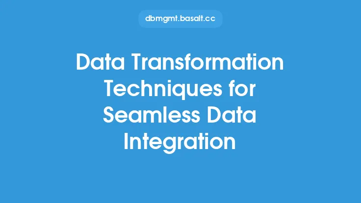 Data Transformation Techniques for Seamless Data Integration Thumbnail
