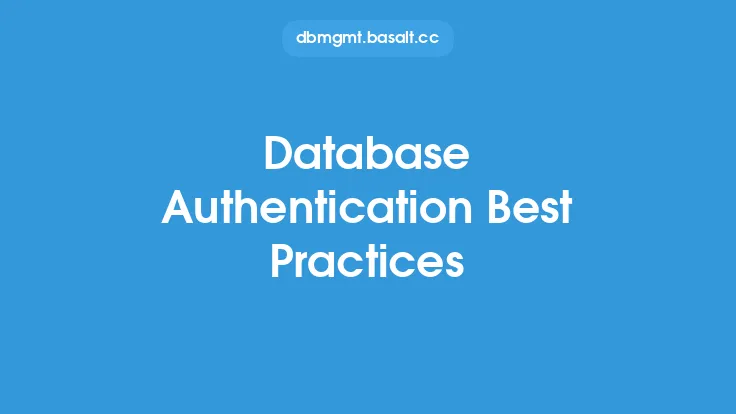 Database Authentication Best Practices Thumbnail