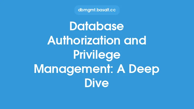 Database Authorization and Privilege Management: A Deep Dive Thumbnail