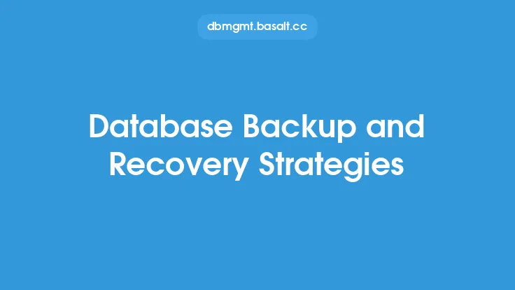 Database Backup and Recovery Strategies Thumbnail