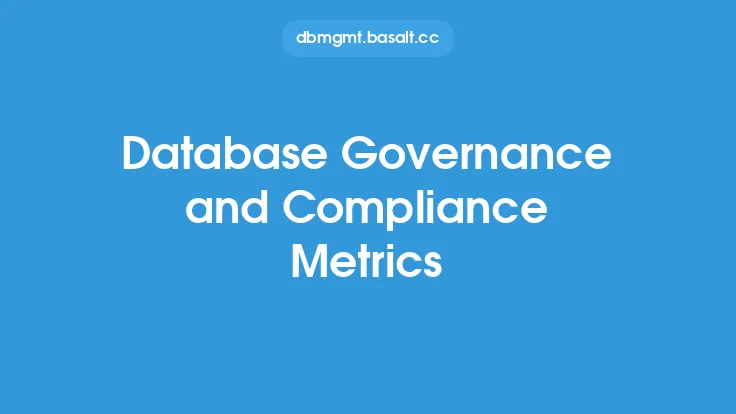 Database Governance and Compliance Metrics Thumbnail