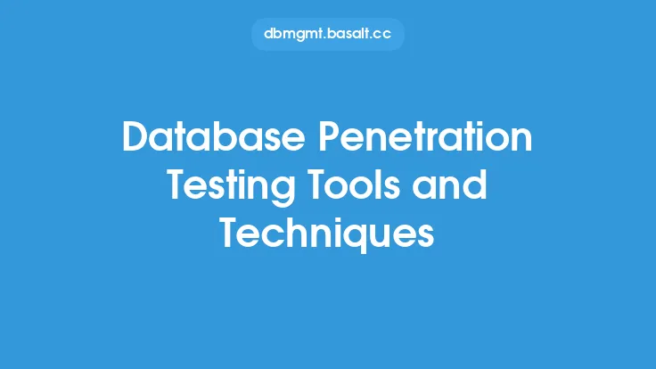 Database Penetration Testing Tools and Techniques Thumbnail