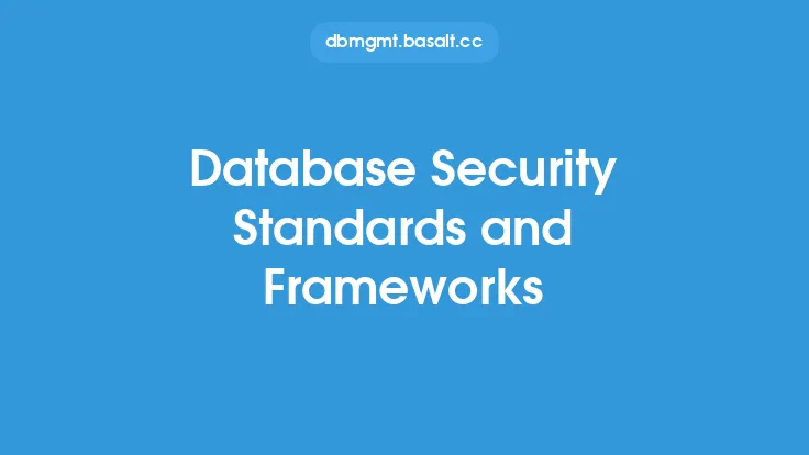 Database Security Standards and Frameworks Thumbnail