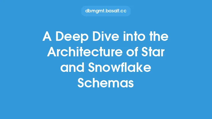 A Deep Dive into the Architecture of Star and Snowflake Schemas Thumbnail