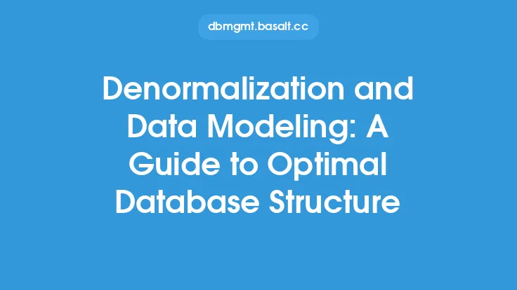 Denormalization and Data Modeling: A Guide to Optimal Database Structure Thumbnail