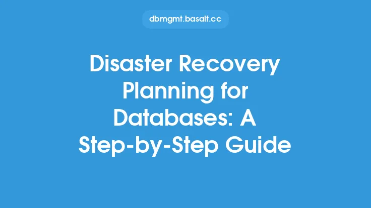 Disaster Recovery Planning for Databases: A Step-by-Step Guide Thumbnail