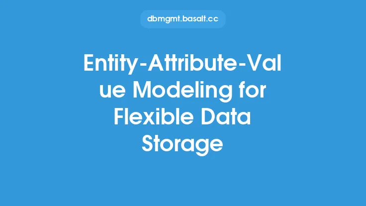 Entity-Attribute-Value Modeling for Flexible Data Storage Thumbnail