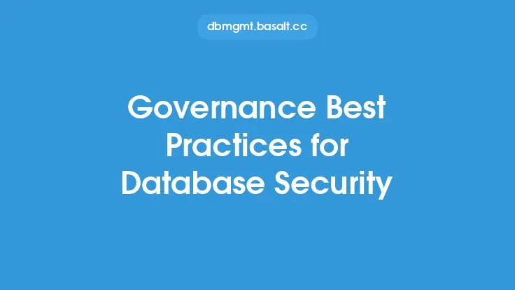 Governance Best Practices for Database Security Thumbnail