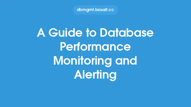 A Guide to Database Performance Monitoring and Alerting Thumbnail