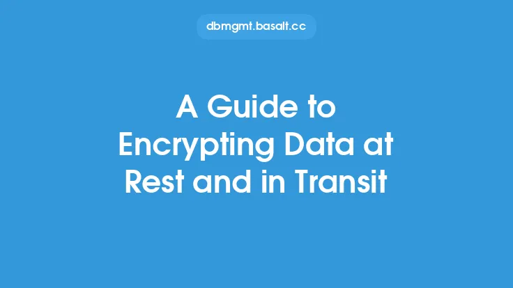 A Guide to Encrypting Data at Rest and in Transit Thumbnail