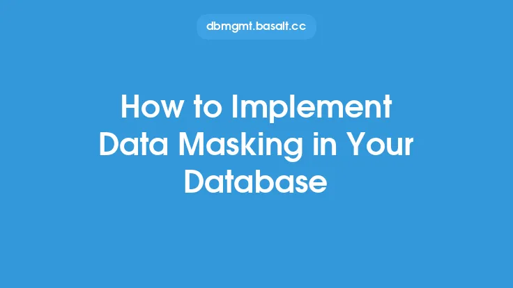 How to Implement Data Masking in Your Database Thumbnail