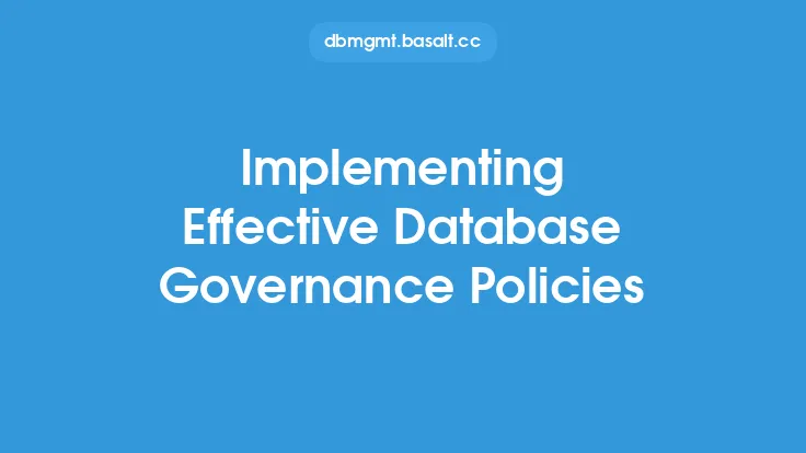 Implementing Effective Database Governance Policies Thumbnail