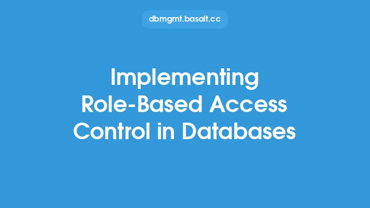 Implementing Role-Based Access Control in Databases Thumbnail