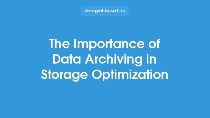 The Importance of Data Archiving in Storage Optimization Thumbnail