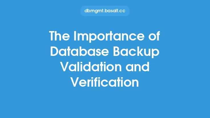 The Importance of Database Backup Validation and Verification Thumbnail