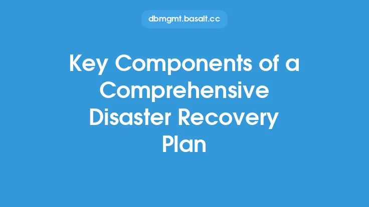 Key Components of a Comprehensive Disaster Recovery Plan Thumbnail