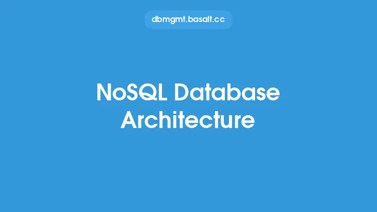 NoSQL Database Architecture Thumbnail