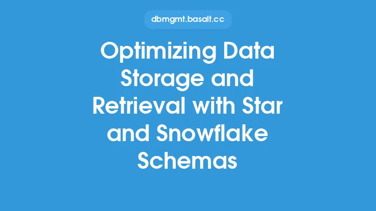 Optimizing Data Storage and Retrieval with Star and Snowflake Schemas Thumbnail