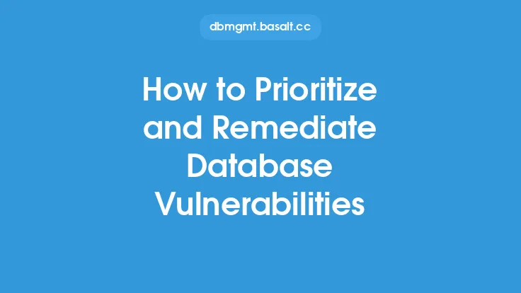 How to Prioritize and Remediate Database Vulnerabilities Thumbnail