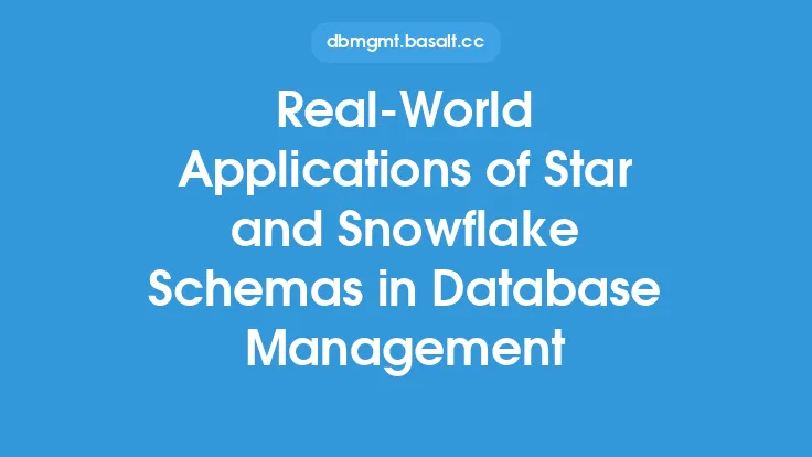 Real-World Applications of Star and Snowflake Schemas in Database Management Thumbnail
