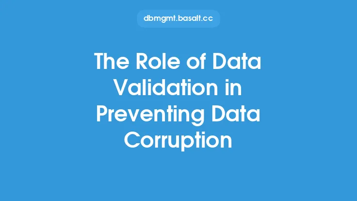 The Role of Data Validation in Preventing Data Corruption Thumbnail