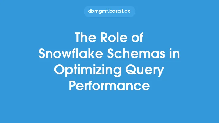 The Role of Snowflake Schemas in Optimizing Query Performance Thumbnail