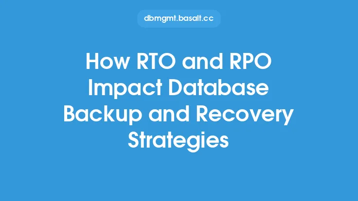 How RTO and RPO Impact Database Backup and Recovery Strategies Thumbnail