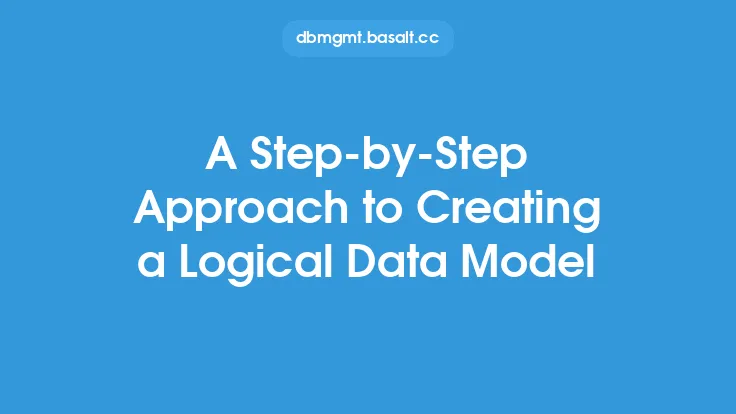 A Step-by-Step Approach to Creating a Logical Data Model Thumbnail