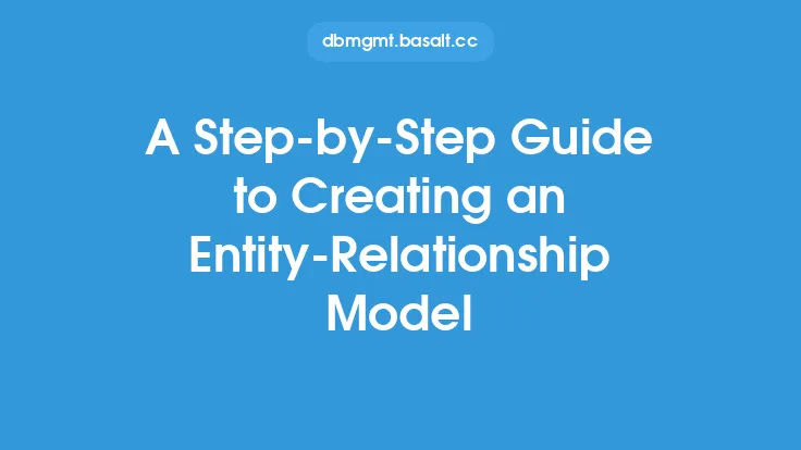 A Step-by-Step Guide to Creating an Entity-Relationship Model Thumbnail