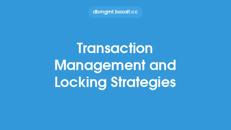 Transaction Management and Locking Strategies Thumbnail