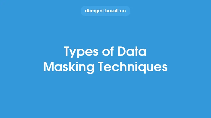 Types of Data Masking Techniques Thumbnail