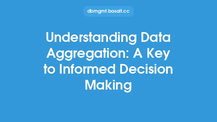 Understanding Data Aggregation: A Key to Informed Decision Making Thumbnail