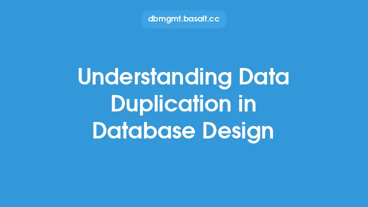 Understanding Data Duplication in Database Design Thumbnail