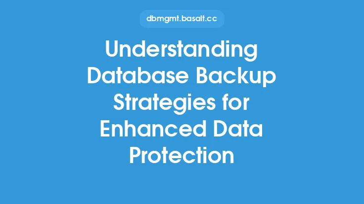 Understanding Database Backup Strategies for Enhanced Data Protection Thumbnail