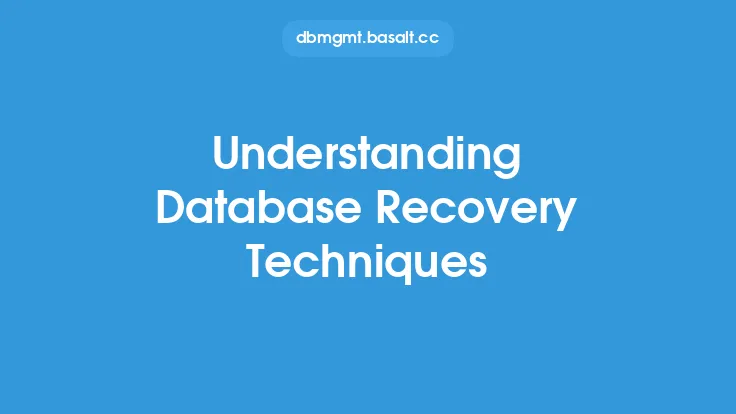 Understanding Database Recovery Techniques Thumbnail
