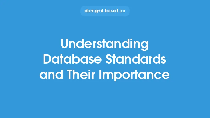 Understanding Database Standards and Their Importance Thumbnail
