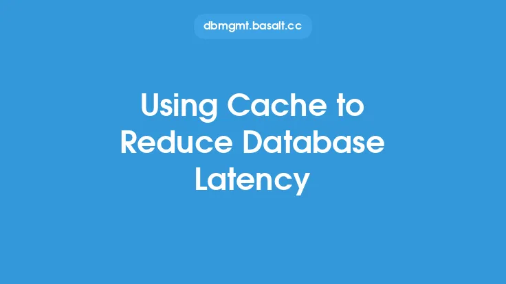 Using Cache to Reduce Database Latency Thumbnail