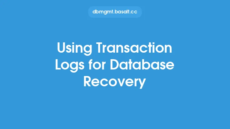 Using Transaction Logs for Database Recovery Thumbnail